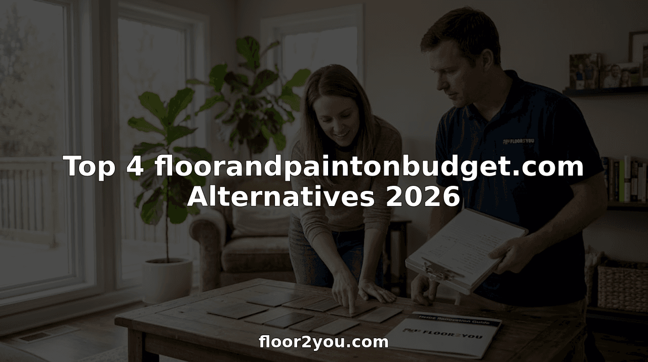 Top 4 floorandpaintonbudget.com Alternatives 2026
