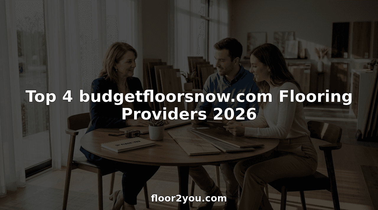 Top 4 budgetfloorsnow.com Flooring Providers 2026